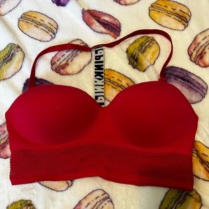 Red Victoria Secret (Pink) Wireless Spot Bra